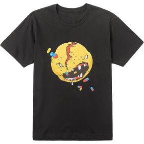 Black T Shirts for Men, Cool Novelty Game Cosplay Costume Cotton Crewneck Tee Shirts S-XXXL