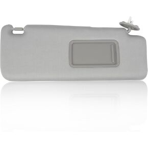 Sun Visor Grey Right Passenger Side with Vanity Light Compatible with Toyota 4Runner SR5 TRD Limited Base Venture Sport 2010-2023 Replace for 7431035B01B1 7431035B00B1