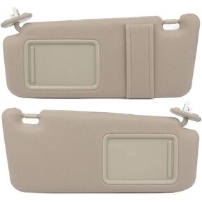 SCITOO Left Driver Side Sun Visor Assembly fit for 2009-2016 for Toyota for Venza with Sunroof (Gray) in Kuwait