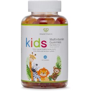 Amanah Children’s Multivitamin Gummy - 120 Count - Halal Vitamins - 2 Month Supply