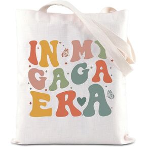 ENSIANTH Gaga Tote Bag In My Gaga Era Shoulder Bag Mothers Day Gift Grandma Gift Gaga Life Gift Gaga To Be Gift