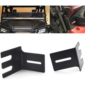 Front Side Pillar Upper Hood 50''-54'' LED Light Bar Mount Bracket Compatible with Honda Pioneer 700 1000 2014-2024