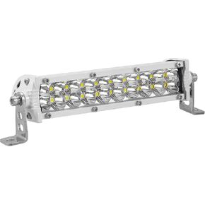 Marine LED Light Bar, 7 Inch Slim LED Boat Light Pods 60W 6000lm White Housing Waterproof Combo Beam 12V 24V Spotlights for ATV UTV RV RZR Truck Trailer Ship Fishing Driving, 1 Pack