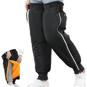 Motorcycle Warm Leg Knee Sleeves Winter Windproof Waterproof Plush Leg Pad Guards Thermal Zipper Motorcycle Knee Warmer Protector for Outdoor Sports Cycling Ski Snowboarding Riding