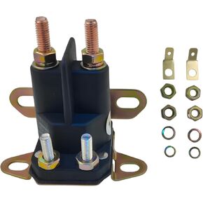 Starter Solenoid Relay 12 V 4 Terminal Compatible with Briggs & Stratton Exmark Lawn Boy Toro Timecutter SS5000 Z4200 SS4225 SS4235 Zero Turn Lawn Mower 784-1221-210 104-3189 E513075
