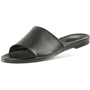 JATAREA Women’s Slip-On Flat Sandals with Round Open Toe | Dressy Summer Slides for Women in Kuwait