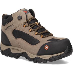 Merrell Work Men's Moab Onset Mid Waterproof Composite Toe Construction Boot