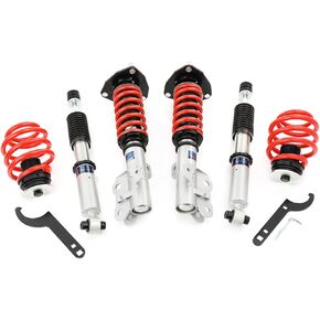 FAPO Adjustable Height Coilover Suspension Strut Lowering Kit, Mono-Tube Compatible with Scion TC AGT20 2011-2016 with Toyota Corolla IM E180 2017-2018 Shock