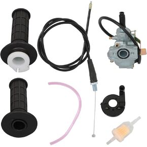 Carburetor with Handle Grip Bar and Throttle Cable Replacement for Honda Z50R CRF50F XR50R Z50 Z50A