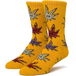 HUF Outside the Lines Sock - Marijuana Leaf Print