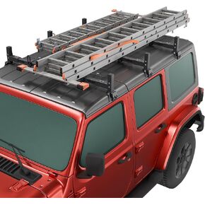 Heavy Duty Roof Rack Cross Bars Fit for Jeep Wrangler JL JK Gladiator JT 2007-2024,(2 & 4 Door) Steel Crossbars Rooftop Cargo Bag Kayak Bike Carrier