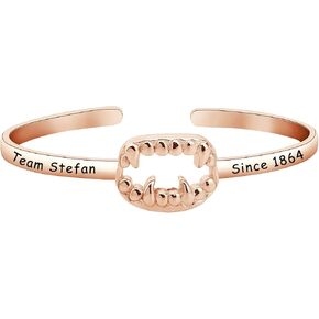 CENWA Team Salvatore/Damon/Stefan Since 1864 Teeth Bracelet Vampire Fandom Gift