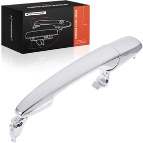 A-Premium Front Right Passenger or Rear Driver or Passenger Side Exterior Door Handle Compatible with Ford Edge 2008-2010, Flex 2009-2012 & Lincoln MKX 2008-2010, Chrome