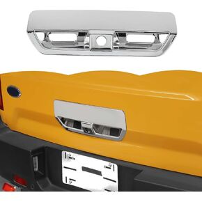 RT-TCZ Tailgate Handle Cover Rear Door Handle Cover Trim Decoration Exterior Accessories for Ford Bronco Sport 2021 2022 2023 2024 (Chrome)