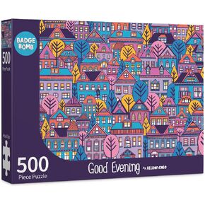 Good Evening 500 Piece Puzzle by BADGE BOMB