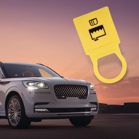 قطعتان من غطاء خزان تبريد محرك السيارة، حماية مثالية مانعة للتسرب، غطاء تدفق الاسترداد OE 52079331 55111074AA، متوافق مع جيب كرايسلر دودج رام (أصفر) in Kuwait