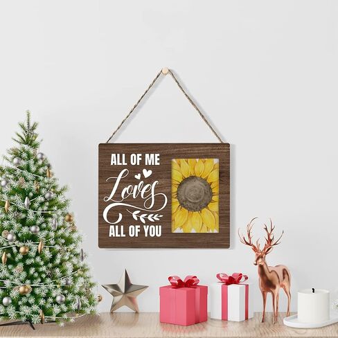 إطار صور خشبي هدية عيد الأب الأول للأب، هدايا إطار صور خشبي لعيد الأب الأول لعيد الأب العزيز من الطفل، سطح الطاولة والتركيب على الحائط، صورة عرض مقاس 4x6 بوصة in Saudi Arabia