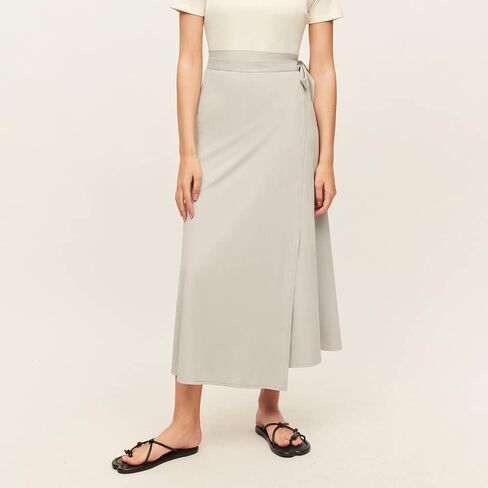 OHRAIN Women's UPF 50+ Cover Up Beach Sun Protection Dress Lightweight Long Skirts YLD3M134 in Saudi Arabia