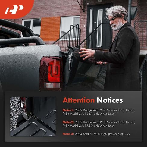 A-Premium Tailgate Hinge Pivot Bushing Insert Kit Compatible with Ford F-150 F-250 F-350 F-450 F-550 F-Super Duty & Dodge Ram 1500 2500 3500 & Lincoln Mark LT, 55274936AC E7TZ99430B22A F6TZ99430B23AA in Saudi Arabia