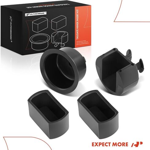 A-Premium Tailgate Hinge Pivot Bushing Insert Kit Compatible with Ford F-150 F-250 F-350 F-450 F-550 F-Super Duty & Dodge Ram 1500 2500 3500 & Lincoln Mark LT, 55274936AC E7TZ99430B22A F6TZ99430B23AA in Saudi Arabia