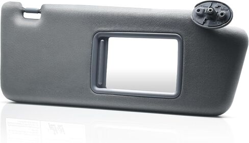 MZS Sun Visor الجانب الأيمن للراكب البديل متوافق مع 2005-2012 Tacoma Replace 74310-04081-B0،74320-04180-B0 بدون فتحة سقف (رمادي) in Kuwait