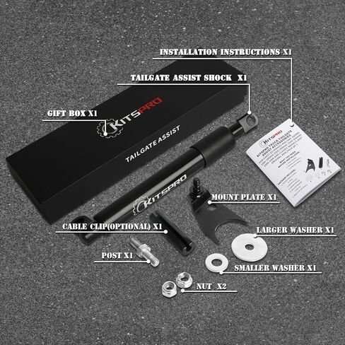 مساعدة الباب الخلفي للشاحنة من KitsPro لسيارة Ford F-250 F-350 Super Duty 1999-2016 ملحقات الشاحنة دعامة تخميد الباب الخلفي، حزمة من 1 in Kuwait