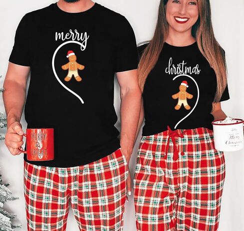 Couples Christmas Shirts I Have Everything I Need Matching Shirt Him and Her T Shirt Honeymoon Tees Short Sleeve Tops in Kuwait