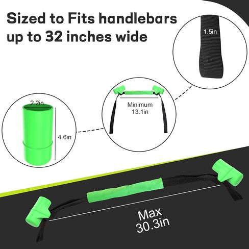 Handlebars Straps for 32" Handlebars, Compatible with 32505 Black Bar-Harness II Easily Adjustable to Maintain Vehicle Stability and Safety During Transportation in Saudi Arabia