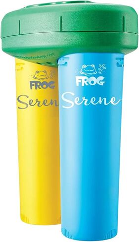 4 FROG Serene Bromine Replacement Cartridges for Hot Tubs for use only with FROG Serene in-Line and Floating Sanitizing Systems, Quick and Easy Sanitizer in Saudi Arabia
