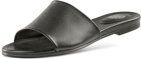 JATAREA Women’s Slip-On Flat Sandals with Round Open Toe | Dressy Summer Slides for Women in Kuwait