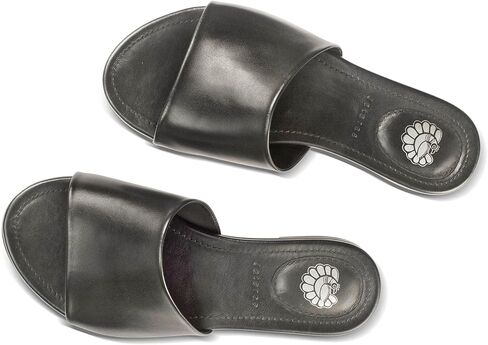 JATAREA Women’s Slip-On Flat Sandals with Round Open Toe | Dressy Summer Slides for Women in Kuwait