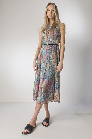 JATAREA Women’s Slip-On Flat Sandals with Round Open Toe | Dressy Summer Slides for Women in Kuwait