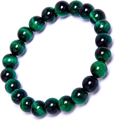 Natural Gemstone Bracelet,8mm/6mm Round Beads Stretch Bracelet 6.5" Unisex Jewelry Birthday Gifts for Girl Women in Saudi Arabia