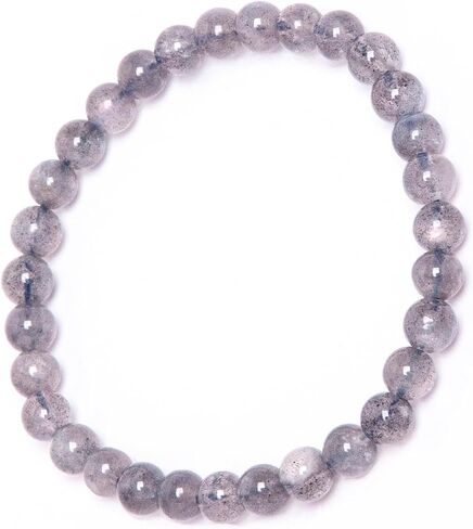 Natural Gemstone Bracelet,8mm/6mm Round Beads Stretch Bracelet 6.5" Unisex Jewelry Birthday Gifts for Girl Women in Saudi Arabia