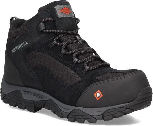 Merrell Work Men's Moab Onset Mid Waterproof Composite Toe Construction Boot in Saudi Arabia