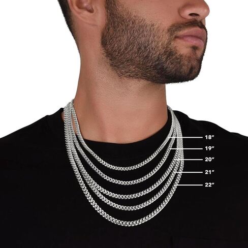 To My Man Necklaces Gift, Man Cuban Chain Necklace, Gifts For Men, To My Husband Necklace, Boyfriend Necklace, Husband Necklace For Him, Christmas Gifts For Men, Gift For Boyfriend Unique, Gift To Boyfriend, Chain For Boyfriend in Kuwait
