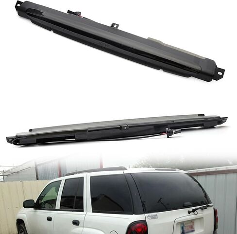 NSLUMO Led استبدال ضوء الفرامل الثالث لسيارة Chevy TrailBlazer GMC Envoy 2002-2009 LED مركز الفرامل الثالث ارتفاع جبل مصباح إيقاف عدسة مدخنة أحمر CHMSL 15201921 in Kuwait