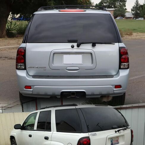 NSLUMO Led استبدال ضوء الفرامل الثالث لسيارة Chevy TrailBlazer GMC Envoy 2002-2009 LED مركز الفرامل الثالث ارتفاع جبل مصباح إيقاف عدسة مدخنة أحمر CHMSL 15201921 in Kuwait