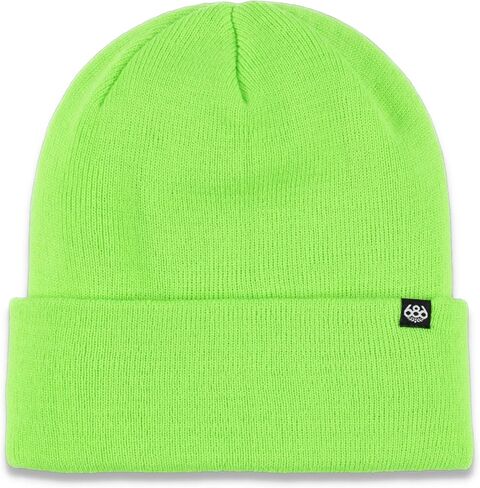 686 Men's Standard Roll Up Beanie - Winter Head Wear - Acrylic Knit Stretch Material - One Size Fits All in Kuwait