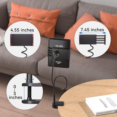 [مشبكين] جهاز التحكم عن بعد لجهاز Kindle Paperwhite ملحقات جهاز التحكم عن بعد لجهاز Kindle Clip Clicker القابلة لإعادة الشحن لجهاز Ipad Android اللوحي ومشغلات كاميرا الهاتف - اللون الوردي in Kuwait