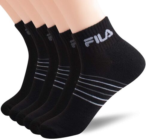 Fila Men's Striped Half Cushion Quarter Socks in Saudi Arabia