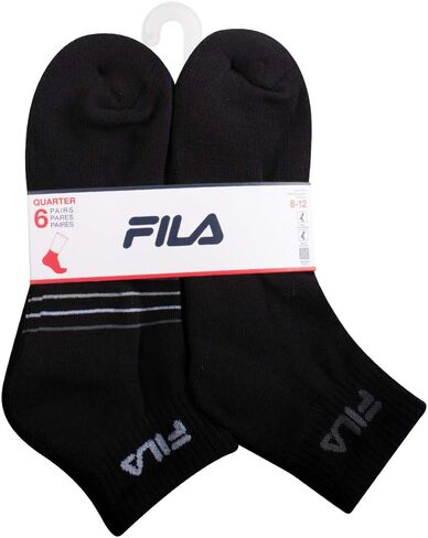 Fila Men's Striped Half Cushion Quarter Socks in Saudi Arabia