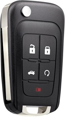 Car Key Fob Replacement for Chevy: Keyfob Replacement Fits for Chevy Cruze Equinox Malibu GMC Terrain Buick Encore Accessories Keyless Entry Remote Control (5 Buttons-01) in Saudi Arabia