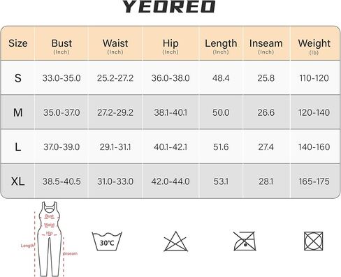 YEOREO جمبسوت بدون أكمام للنساء مثير بدون ظهر لصالة الألعاب الرياضية Bodycon Lizvette على شكل حرف V من الخلف، ثوب فضفاض للمؤخرة in Kuwait
