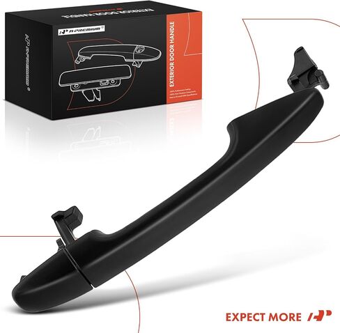 مقبض باب خارجي من جانب الراكب الأمامي A-Premium متوافق مع Toyota Prius وPrius V وSienna وAvalon وVenza & Subaru Outback وForester وImpreza وLegacy وXV Crosstrek وScion tC وiQ، باللون الأسود in Saudi Arabia