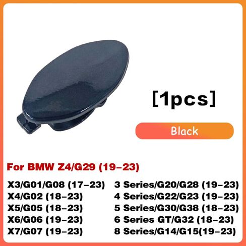 Car Door Handle Key Cover Keyhole Protector Cap Lock Access Replacement for BMW Z4 X3 X4 X5 X6 X7 3 4 5 6 8 Series OE# 8089701 7470565 7470575 (Alpine White) in Kuwait