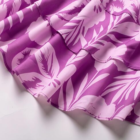 GRACE KARIN Girls Floral Maxi Dress Square Neck Wide Straps Smocked Summer Spring Flowy Dress 5-14Y in Kuwait