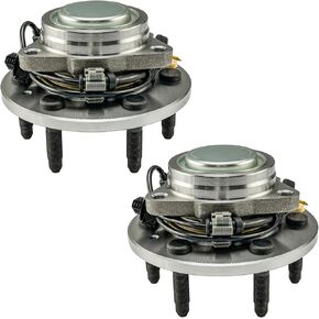 PHILTOP 515159 RWD Front Wheel Hub Assembly Fit for Chevrolet Silverado 1500 2014-2018, Chevrolet Tahoe 2015-2020, GMC Sierra 1500 2014-2018, 6 Lugs Wheel Hub Bearings W/ABS