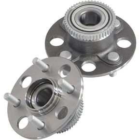 BRTEC 512175 2 PCS Rear Left/Right Wheel Hub and Bearing Assembly for Honda Civic 2001 2002 2003 2004 2005 4Lugs W/ABS Pair
