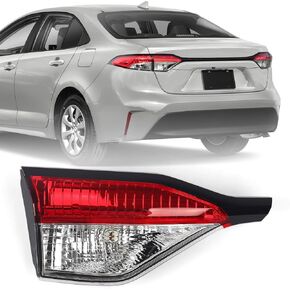Huray Outer Tail Light Assembly for Toyota Corolla 2020-2022 Tail Lamp Replacement 8156002C10 Driver Side (Left)
